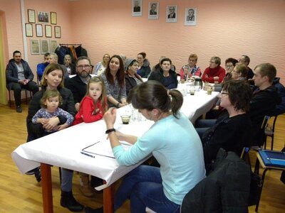 Zebranie wiejskie w Mnichusie